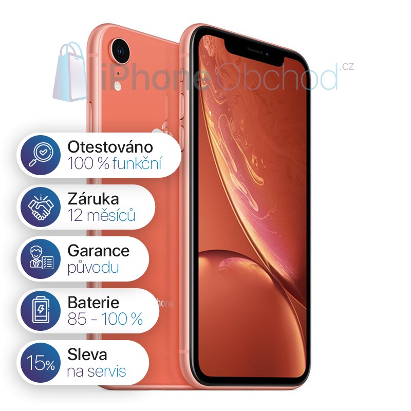iPhone XR 128GB Coral - EshopsElektro.cz